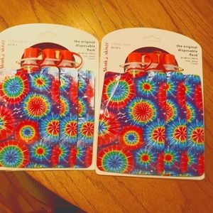 New 2 sets of 3 disposable flasks